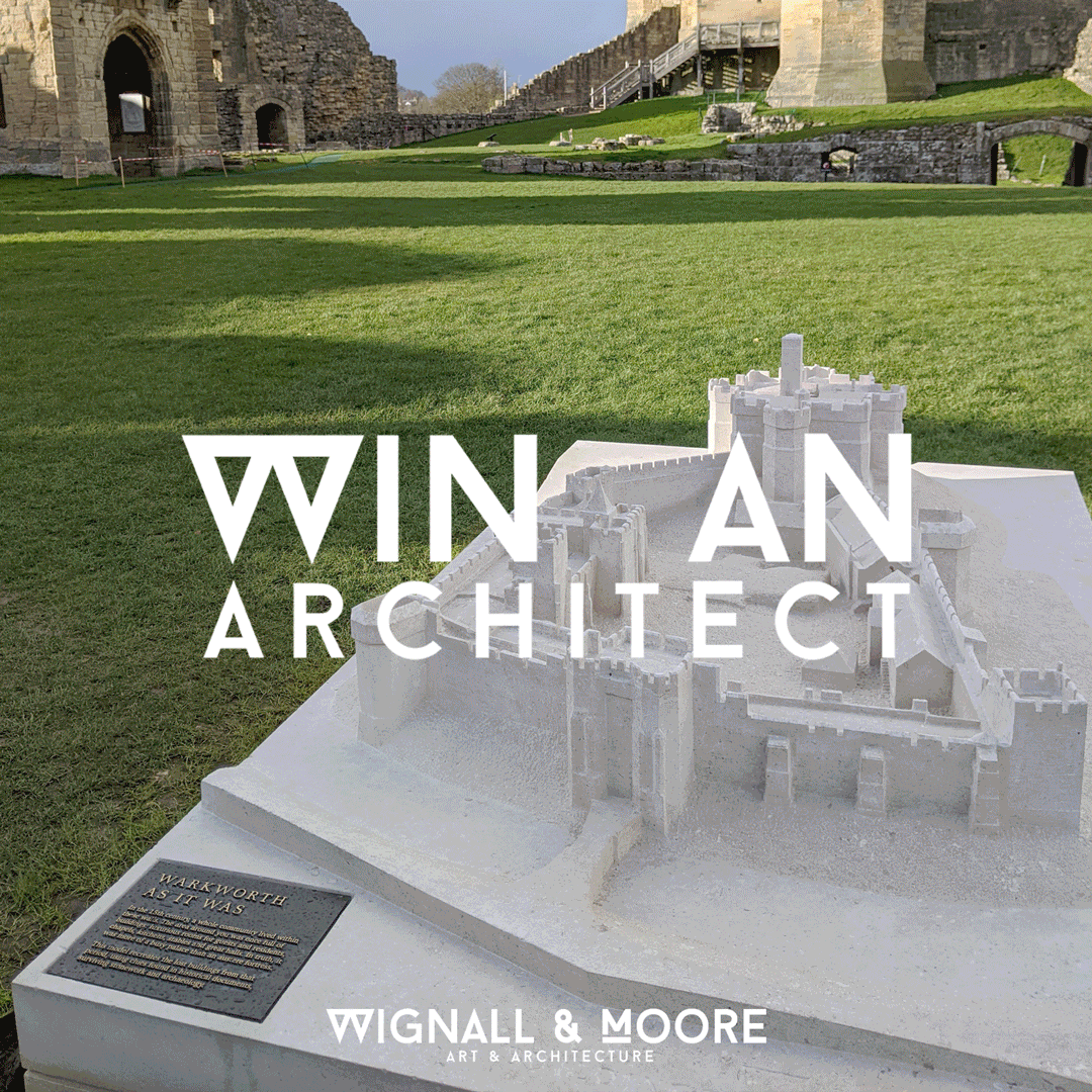 Win an Architect, animated gif showcasing some Wignall and Moore projects.